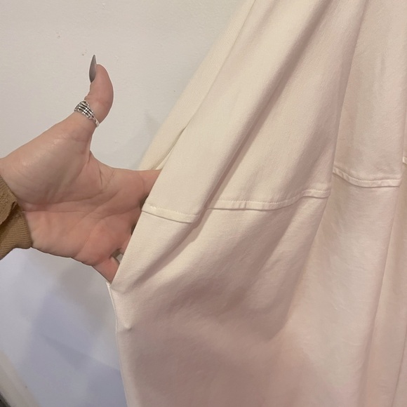 N/ NICHOLAS white  Deep V Plunge Midi Ball Dress SIZE 2. - Picture 9 of 9